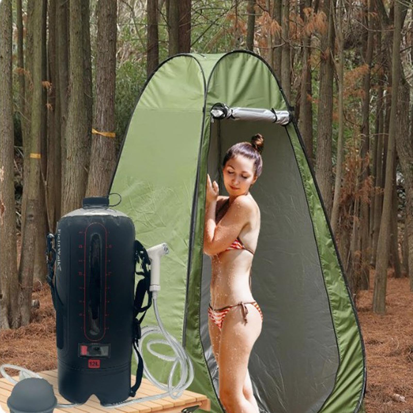 Zewnętrzny Prysznic Kempingowy Przenośny sprzęt turystyczny, sprzęt | Solarna Torba Prysznicowa Kempingowa Sprzęt Turystyczny, Na Plażę, Pływanie, Outdo