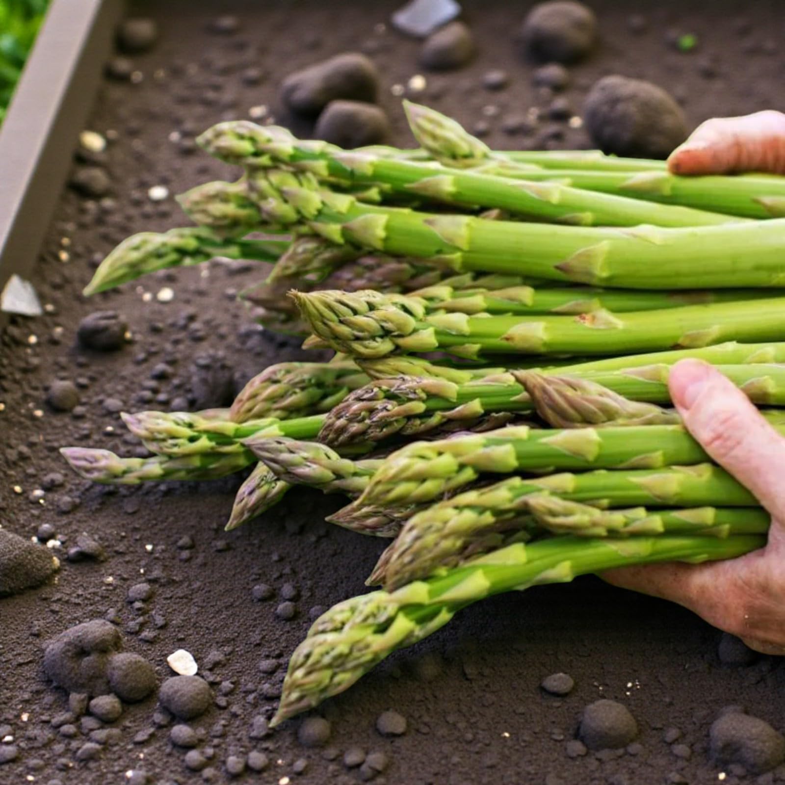 Carbeth Plants Asparagus Crown Roots for Planting - Premium Quality Easy Grow Vegetable Perennials - Quick Establishment & High Yielding Spears for Kitchen Gardens & Allotments (1, Avalim)