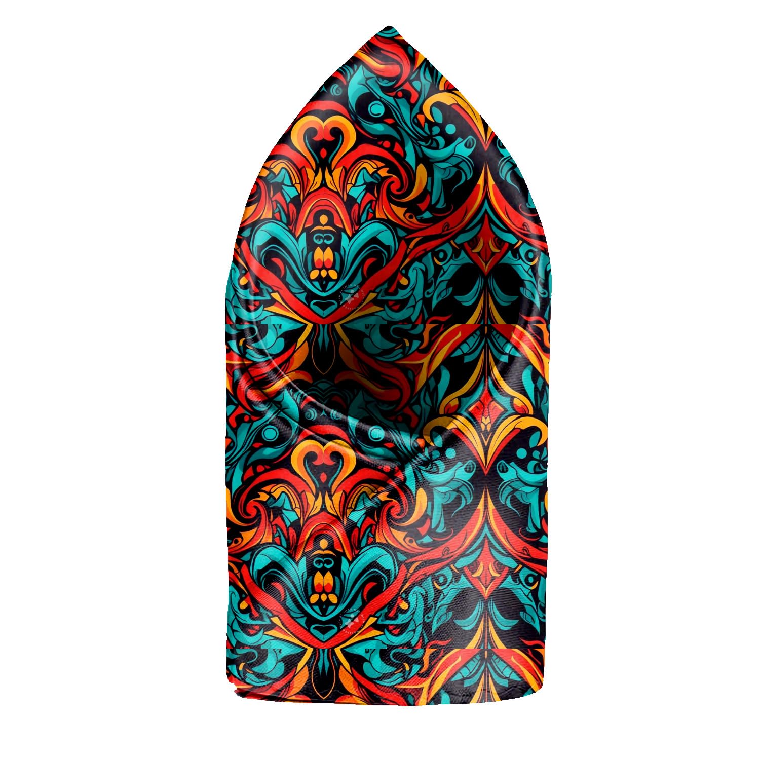 blacksmith Abstract Floral Printed Pocket Square for Men-picture-50