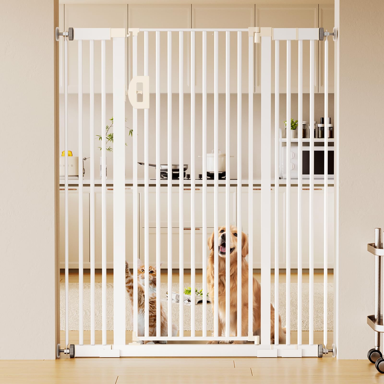 Amazon.com: Fldofaves Extra Tall Pet Gate, 57