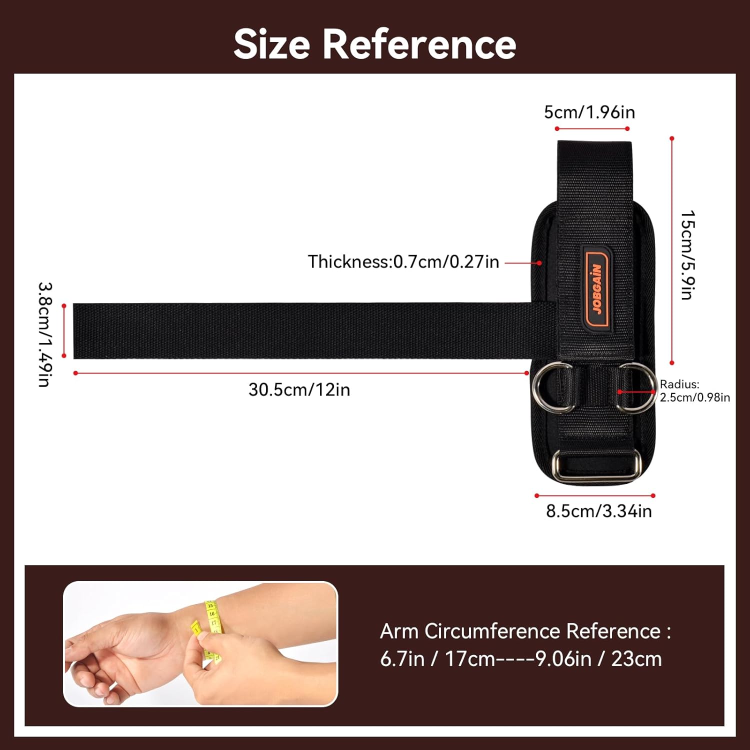 1 Pair Weight Lifting Straps with D Rings for Cable Machine Workout, Neoprene Padded Wrist Straps for Weightlifting Deadlifting, Non-Slip Wrist Support for Men Women