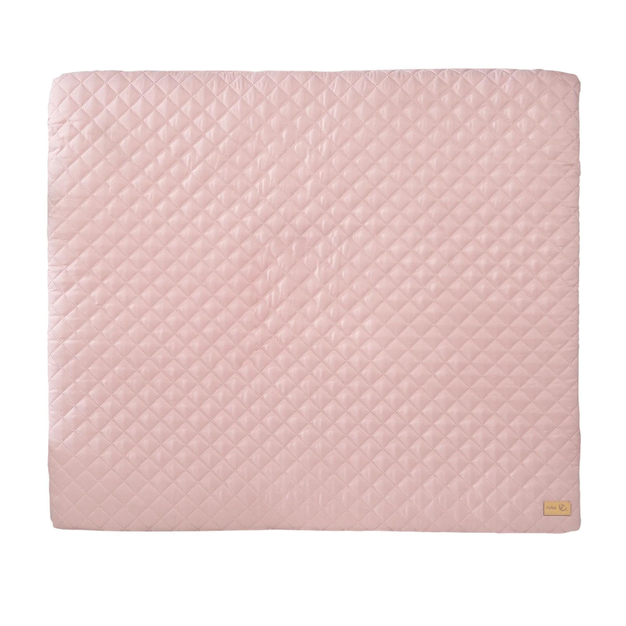roba Matelas à Langer Imperméable 85 x 75 cm roba Style - pour Table à Langer - Sans Phtalate - Facile à Nettoyer - Rose