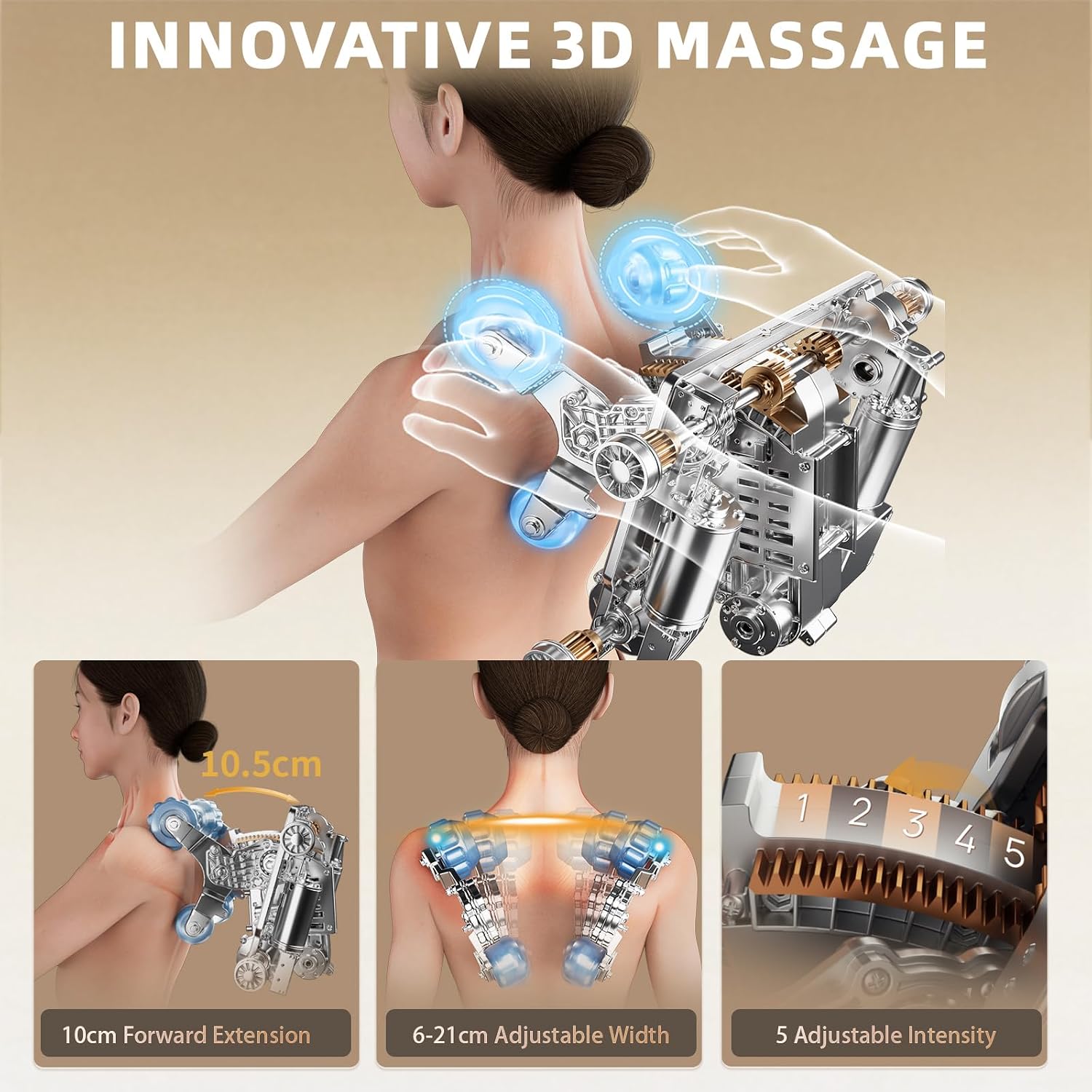 HealthRelife 3D Massagesessel 6