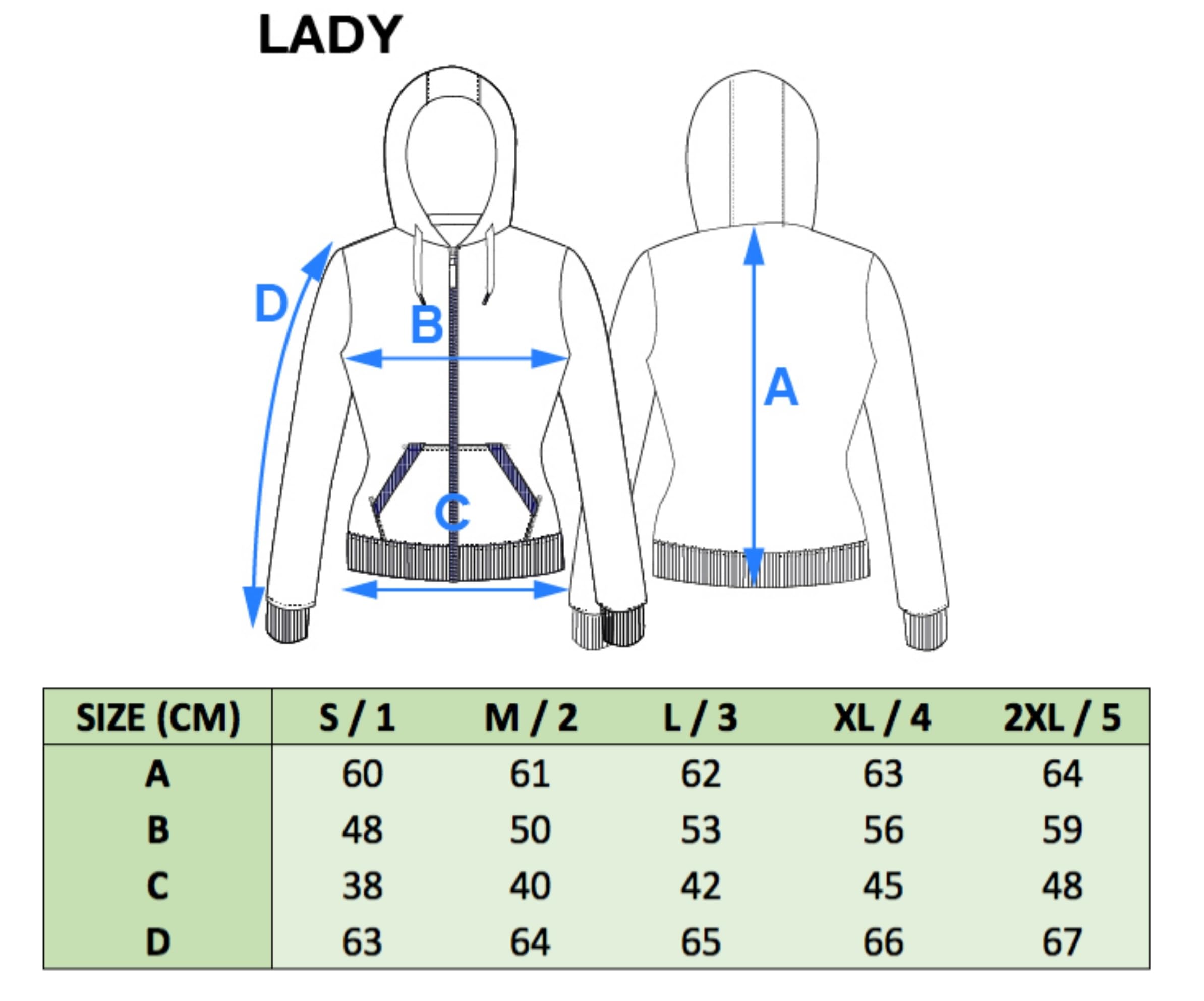Canadian Peak Gyrelle Lady - Sweat Femme Zip Capuche Poches - Sweatshirt Pull Manches Longues Chaud Hoodie Veste - Femmes Printemps Ete Automne Hiver