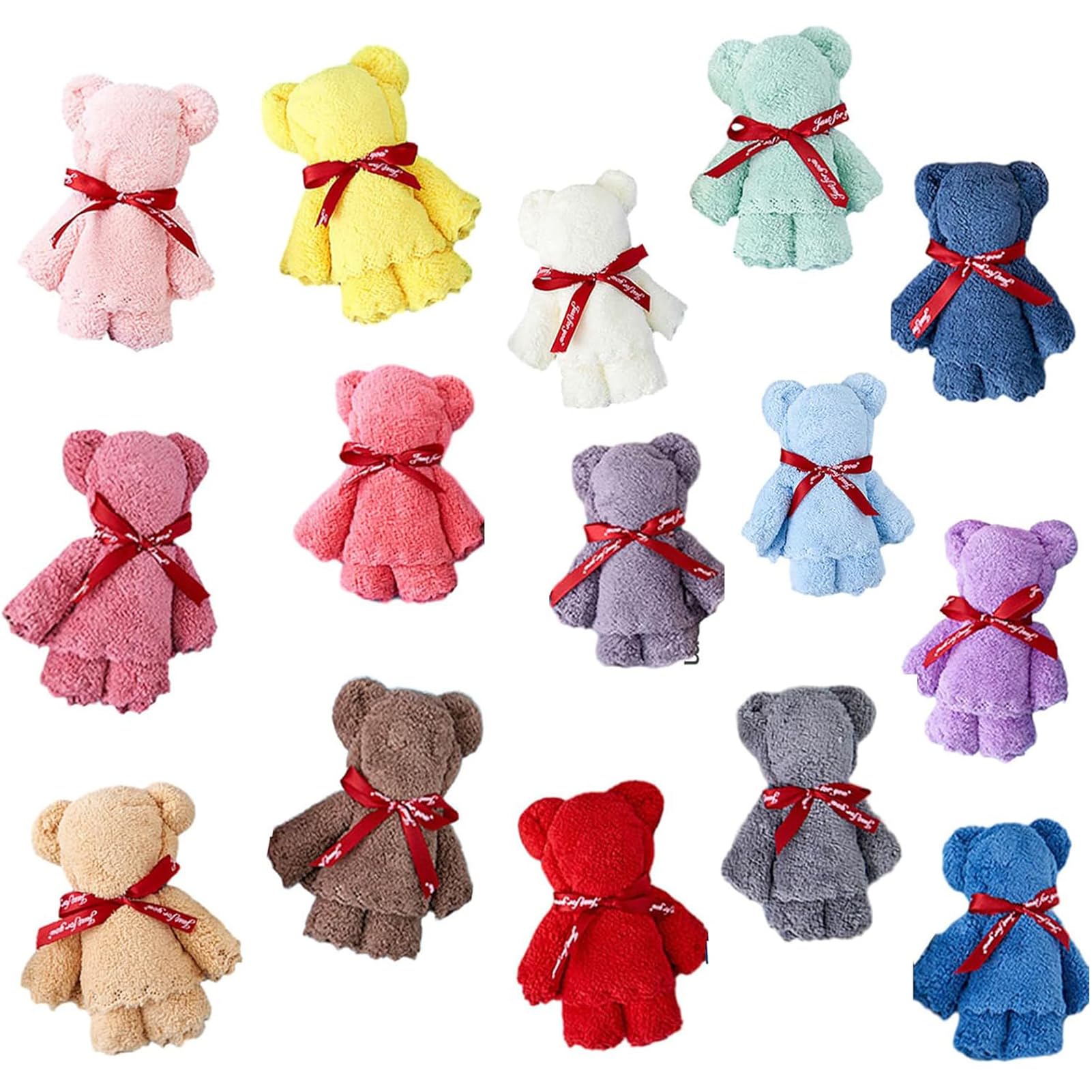 Amazon｜プチギフト 退職 プレゼント クマタオル 可愛い タオルくま