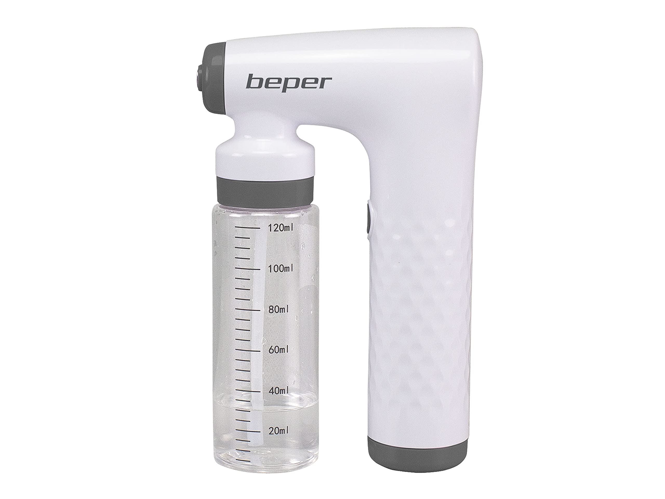 BEPER P202VAL110 Spruzzatore Elettrico, Nebulizzatore ricaricabile,2,6W, ABS, 120 ml, Utilizzabile con soluzioni disinfettanti a base alcolica, per le superfici, mobili e oggetti di uso comune