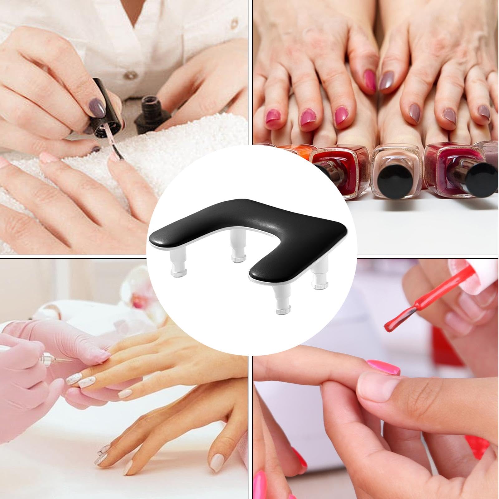 Akcesoria dla techników paznokci, wsparcie dłoni klienta, podpórka do paznokci, przenośny podłokietnik, podkładka do manicure, profesjonalne materiały do paznokci, podpórka dłoni spa, poduszka,