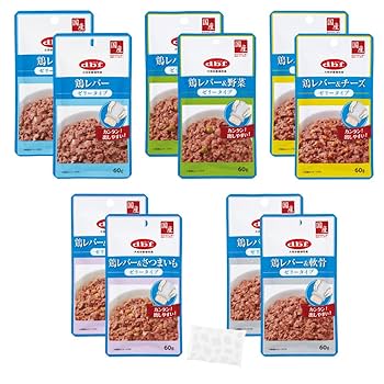 dbf 缶詰　鶏レバー＆チーズ、鶏レバー&さつまいも計48缶セット Amazon.co.jp: 鶏レバー ゼリータイプ 全5種 × 各2個 計10個