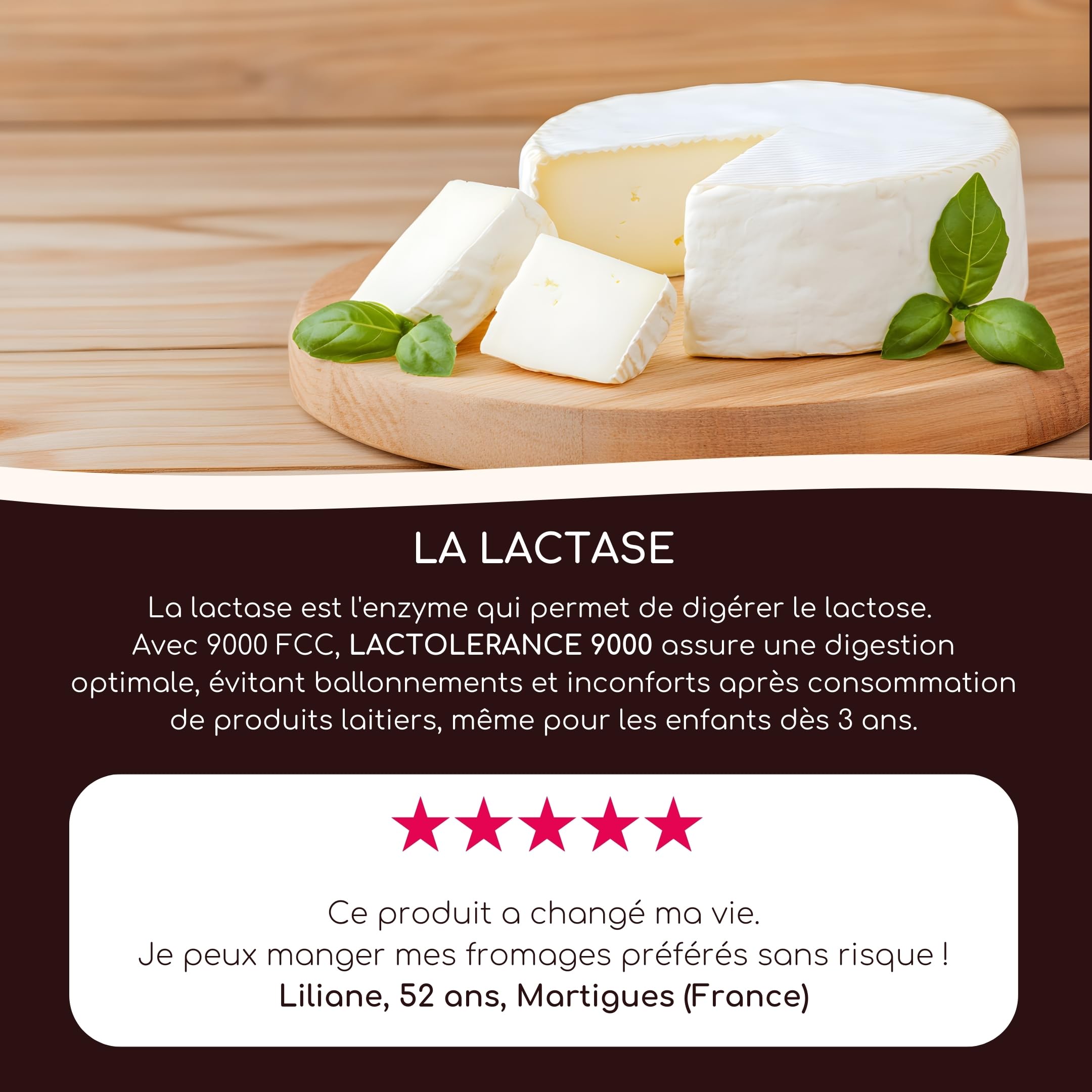 Lactase 9000 FCC Enzymes Digestives 144 Gélules - Complément Alimentaire Intolérance Lactose