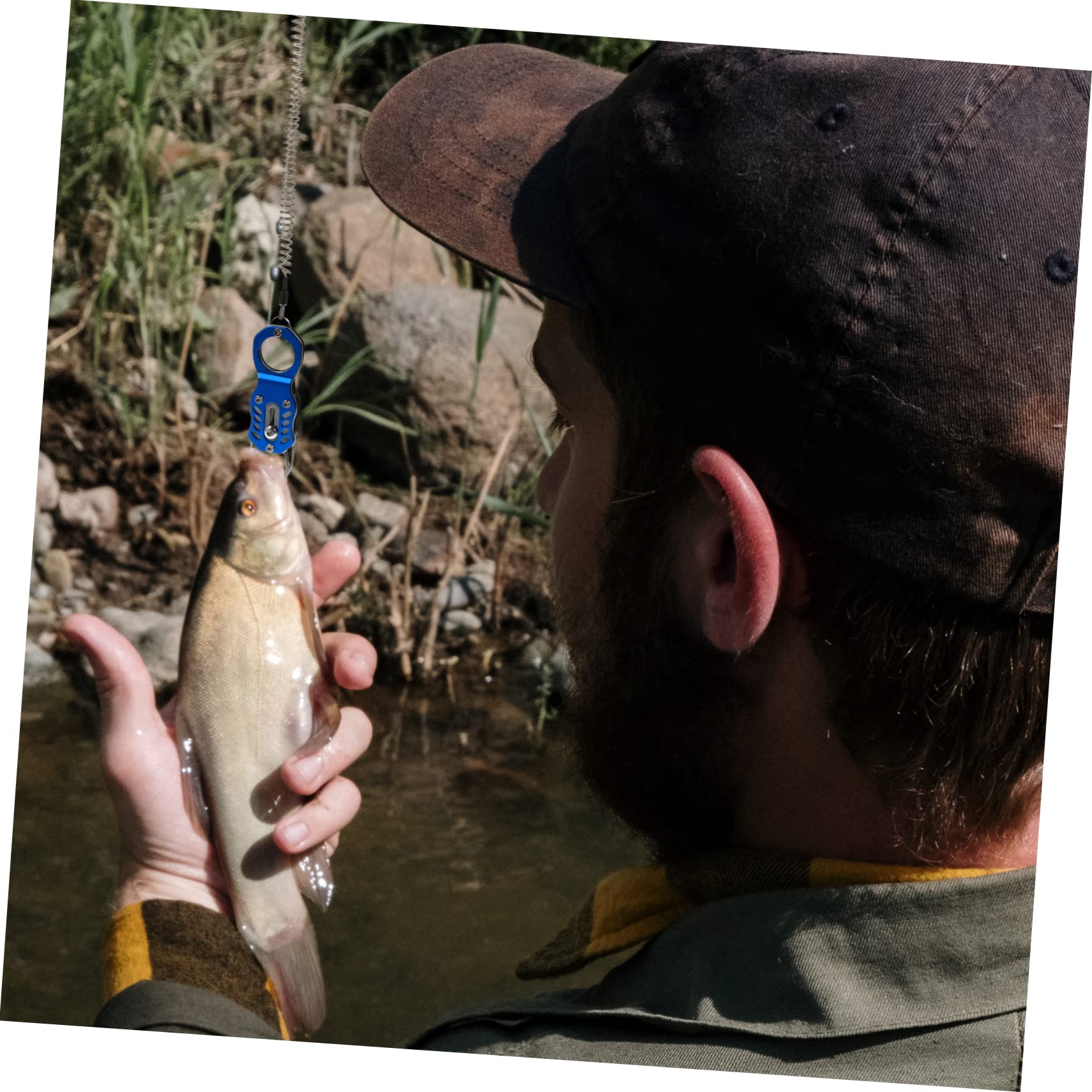 BESPORTBLE 2pezzi Pinza Per Pesca Inossidabile Multifunzione e Leggera Strumento Portatile Per Catturare Pesci Con Manico Ergonomico Per Appassionati Di Pesca All Aperto