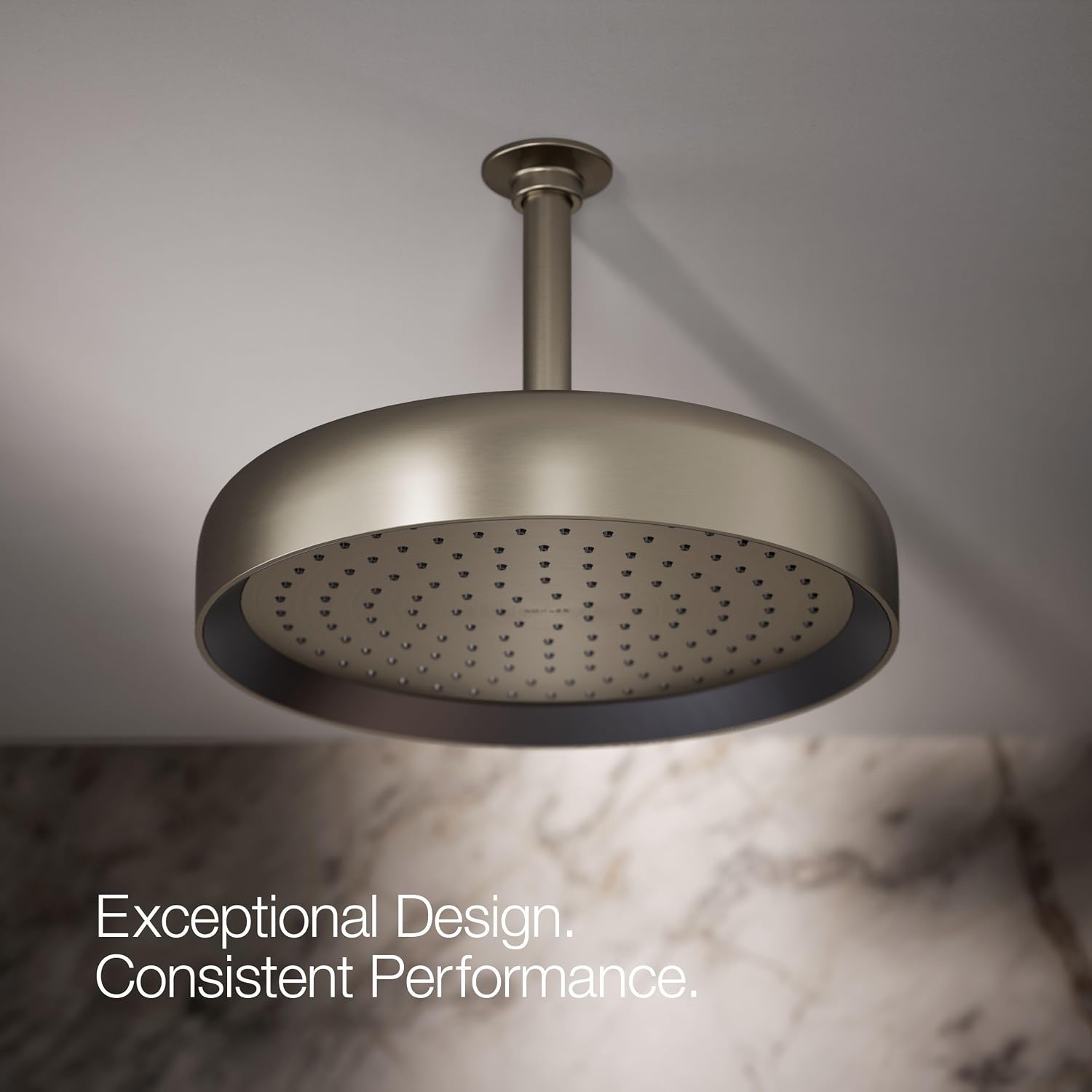 Kohler 26291-G-BN Statement® Round 12" single-function rainhead, 1.75 gpm, Vibrant Brushed Nickel