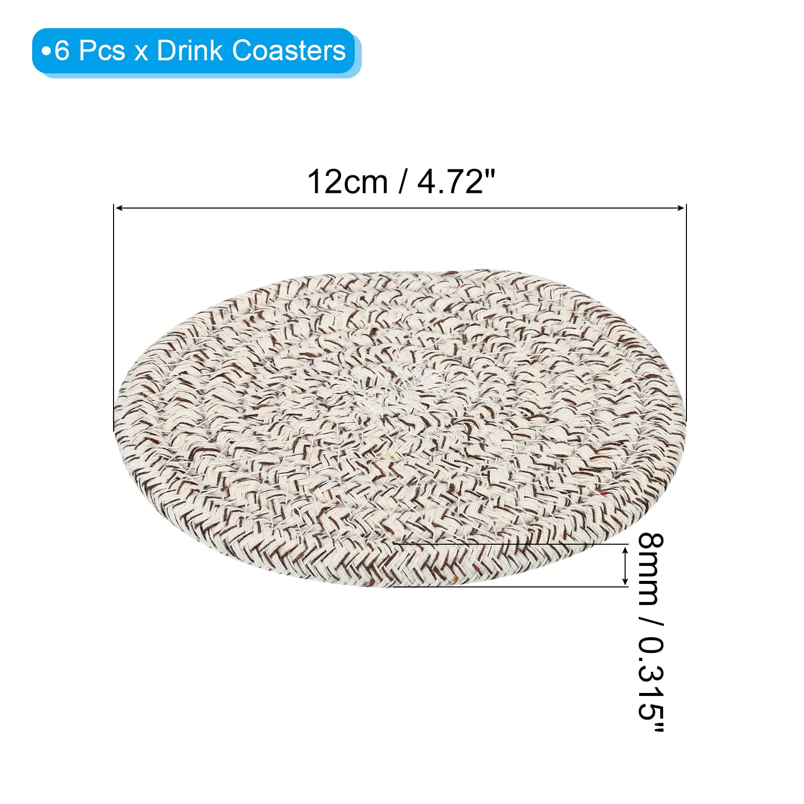 PATIKIL Absorbent Drink Coasters - Image 2