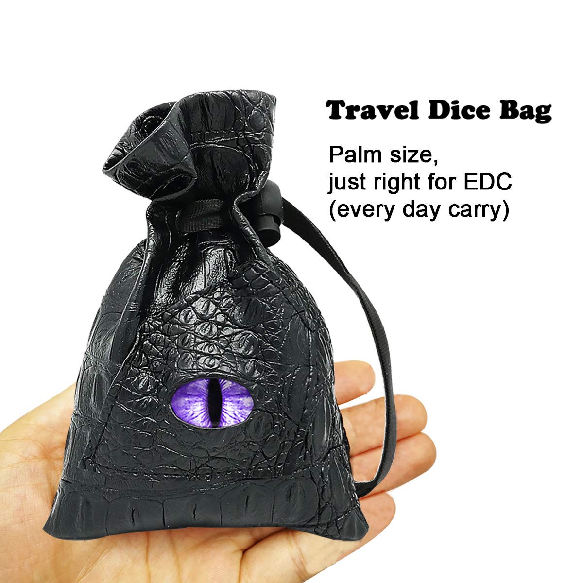 Amazon.com: Haxtec Dragon Dice Bag PU Leather DND Dice Pouch with 