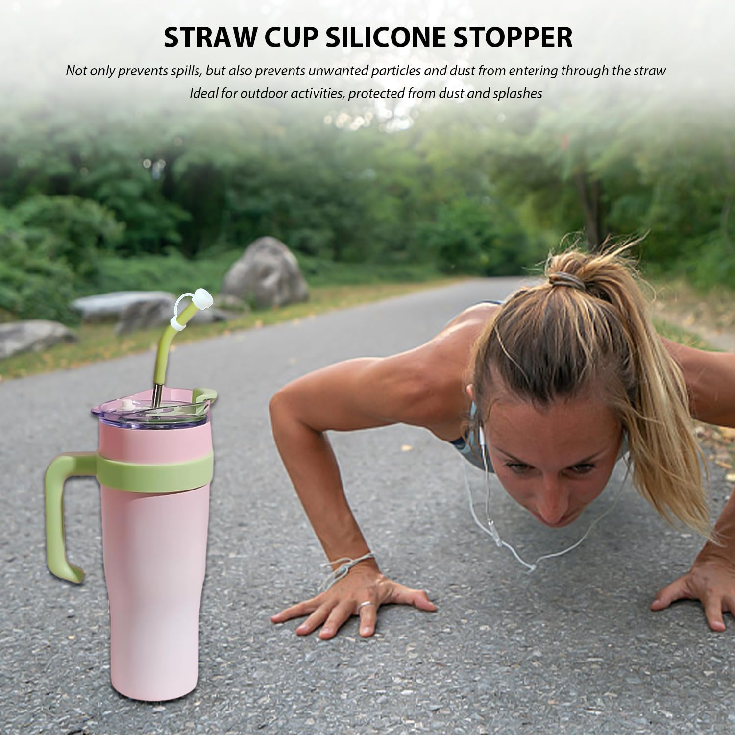 Lot De 6 Capuchons De Paille En Silicone Pour Pâques - Anti