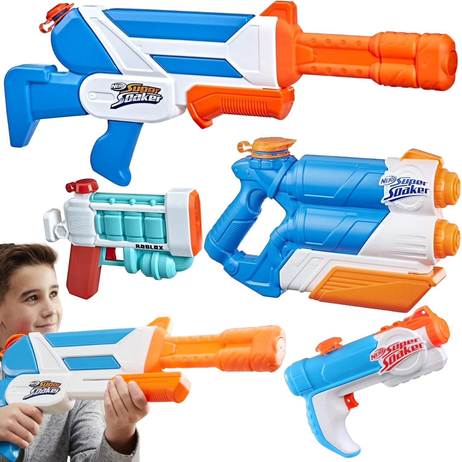 Amazon | [セット品 ]NF スーパーソーカー ウォーターガン 4点セット