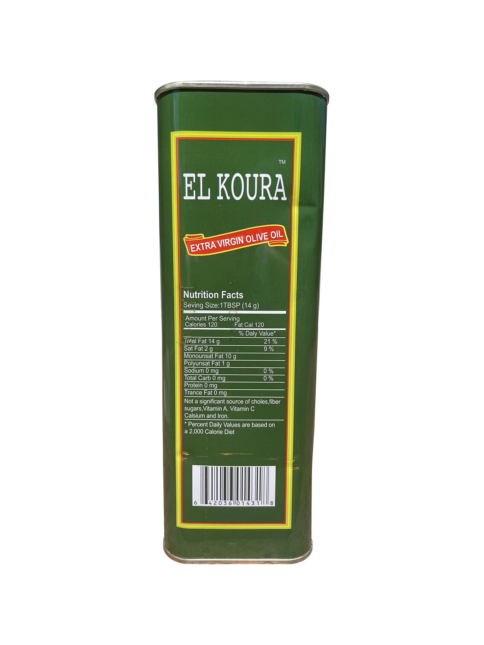 Amazon.com : El Koura Lebanese Extra Virgin Olive Oil (3L / 101FL