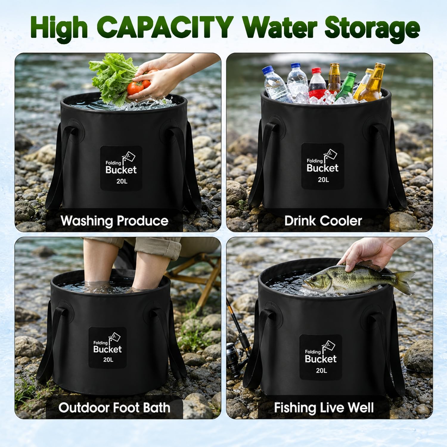Portable Shower for Camping, Rechargeable Shower Pump,Outdoor Shower Kit
