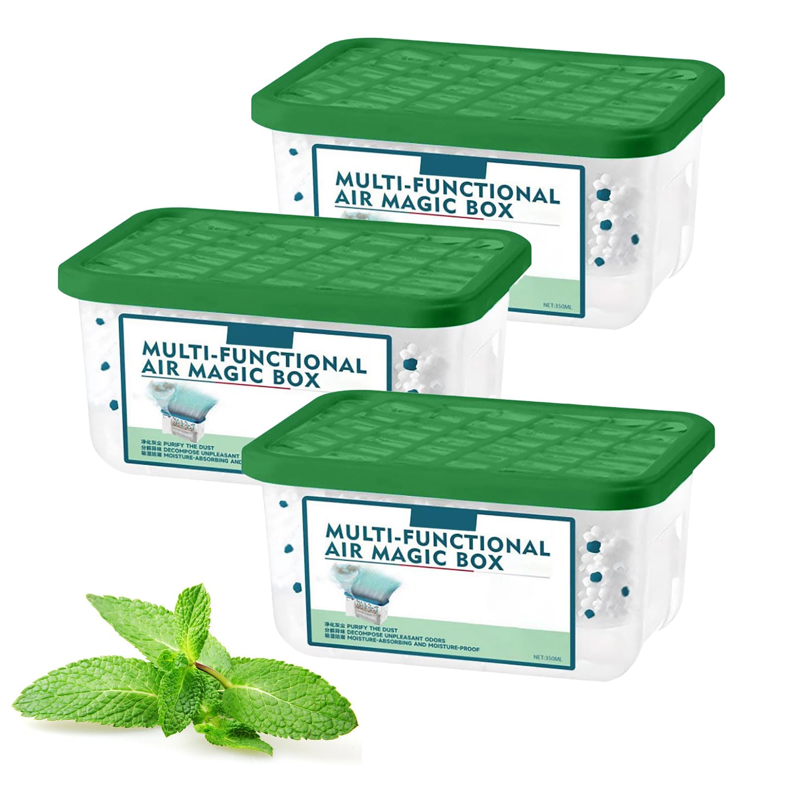 Caja mágica para eliminar el polvo en interiores, caja mágica multifuncional para purificación de aire, recolección automática de polvo y fórmula de extracto de plantas, frescura duradera para el — view 9