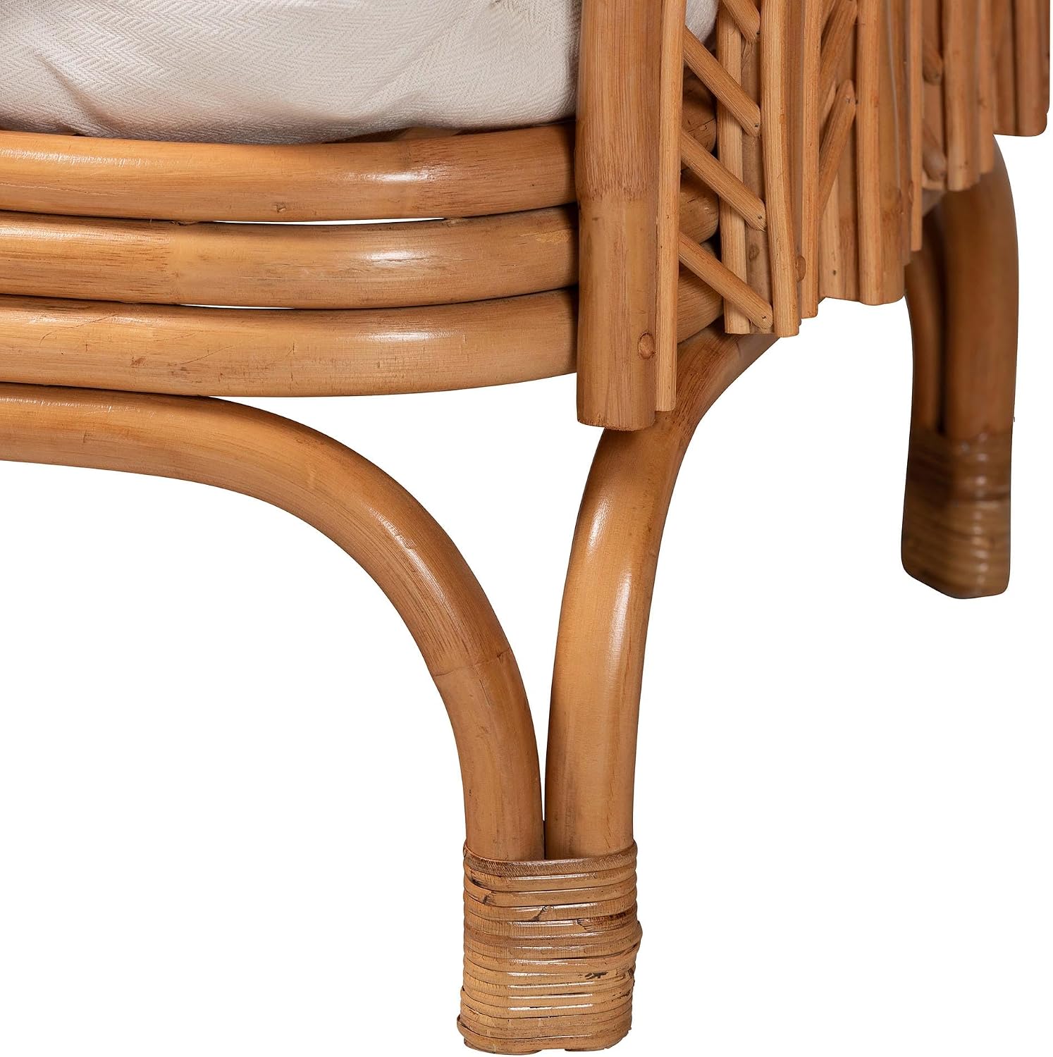 Bali & pari Loften Bohemian Light Honey Rattan Daybed