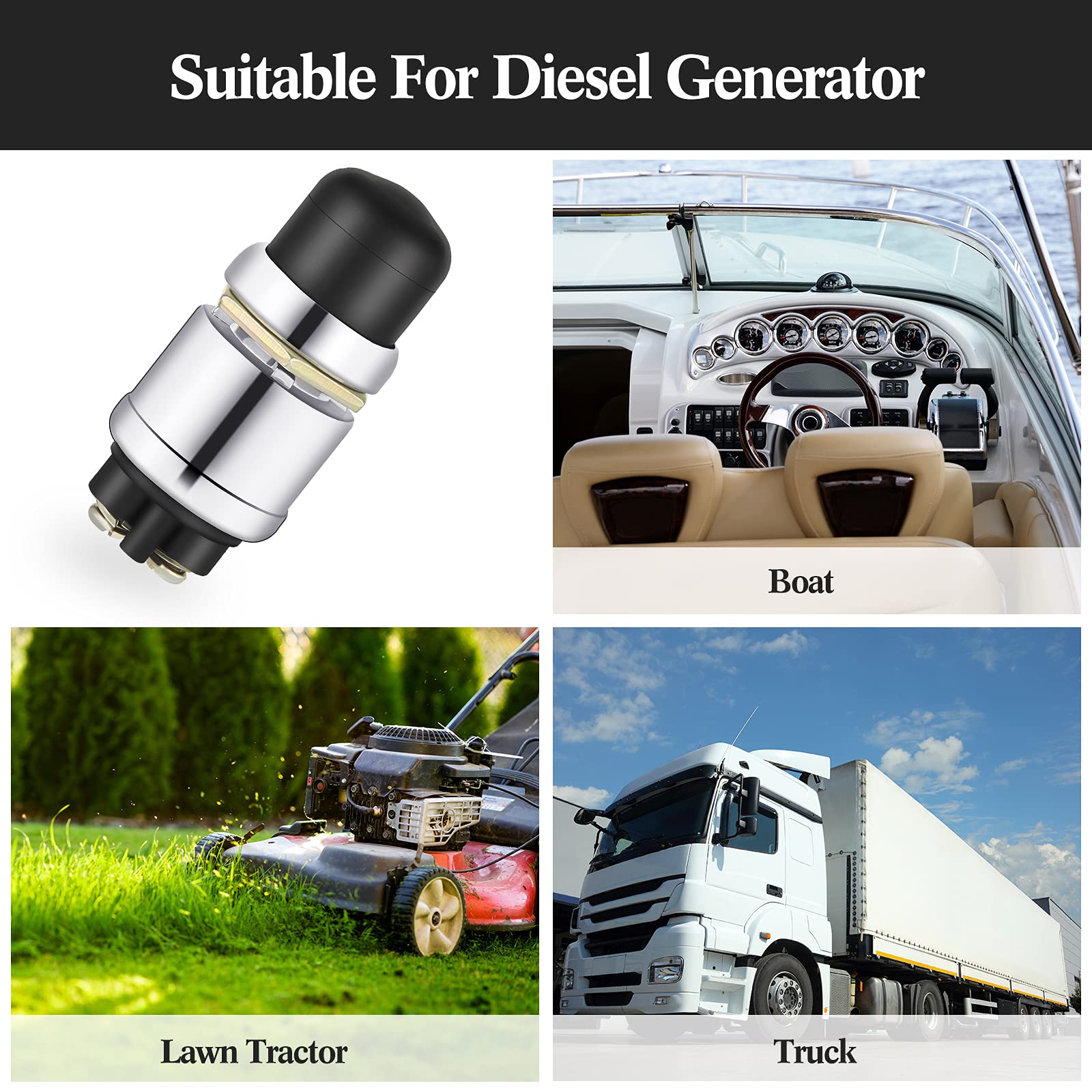 4 In 1 Charger Outlet Socket Panel 12V DC 48A Dual USB Power Outlet And 12 Volt Cigarette Lighter Socket And Led Voltmeter And Lighted On Off Rocker Toggle Switch For Marine Boat Truck Rv Car - Foto 8