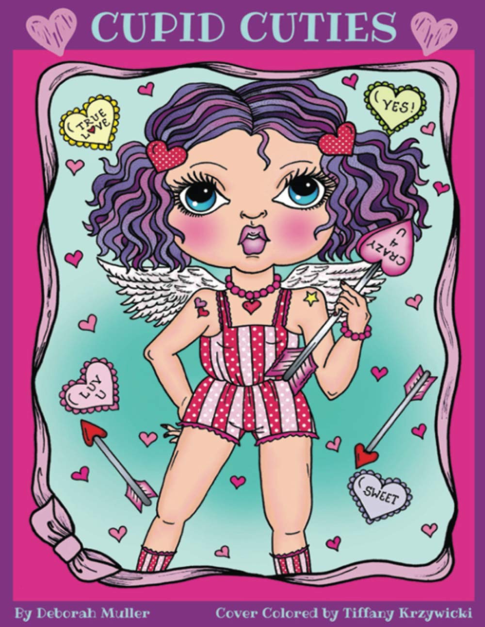 Cupid Cuties: Cupid Cuties Valentine Coloring Book for all ages by Deborah Muller