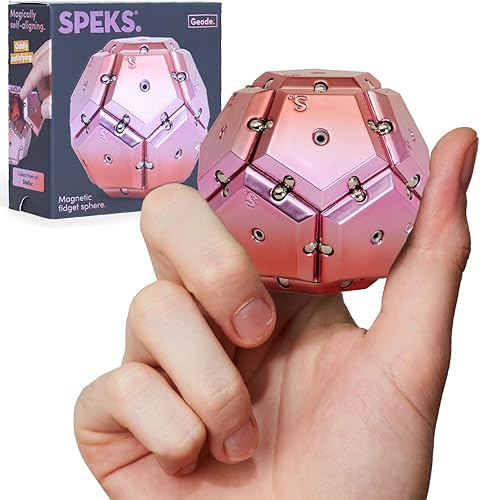Miniatura 13 de Speks Geode - Juguete magnético antiestrés, juguete de escritorio sensorial para adultos y adolescentes de 14 años en adelante, regalo para el