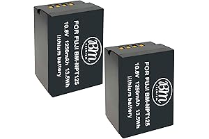 FULJIONE 2 Pack of NP-T125 Batteries