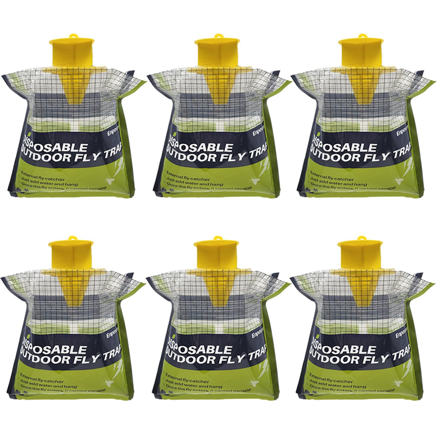 Enposmre 6 Pack Fly Traps