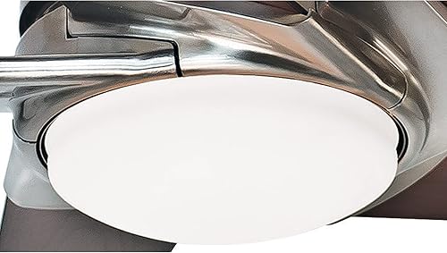 Miniatura 3 de Hunter Fan Company 59164 Casablanca Stealth - Ventilador de techo para interiores con luz LED y control remoto, níquel cepillado, 54 pulgadas