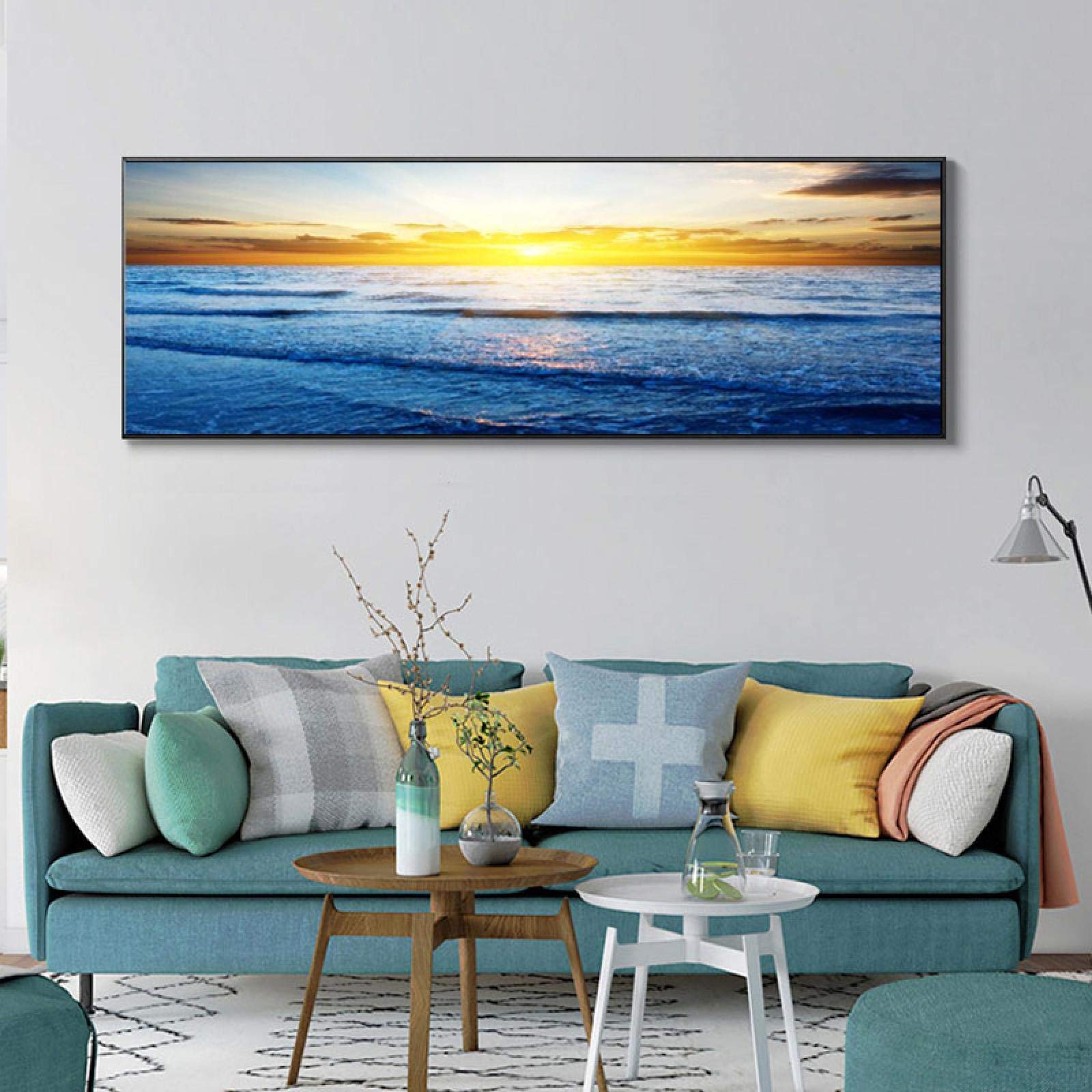 Amazon.co.jp: Potooart 海の写真 海の景色 ポスター キャンバス絵画