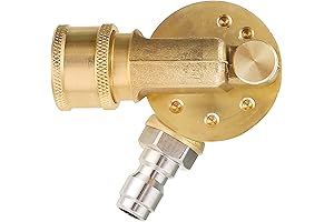 Pivoting Coupler for Pressure Washer with 240° Rotation