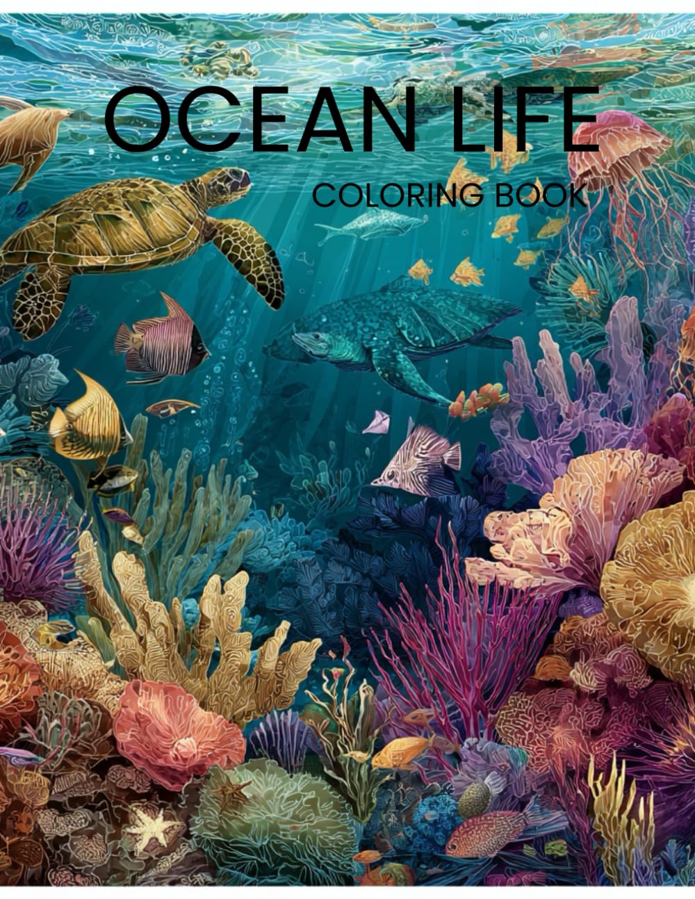 Ocean Life Coloring Book