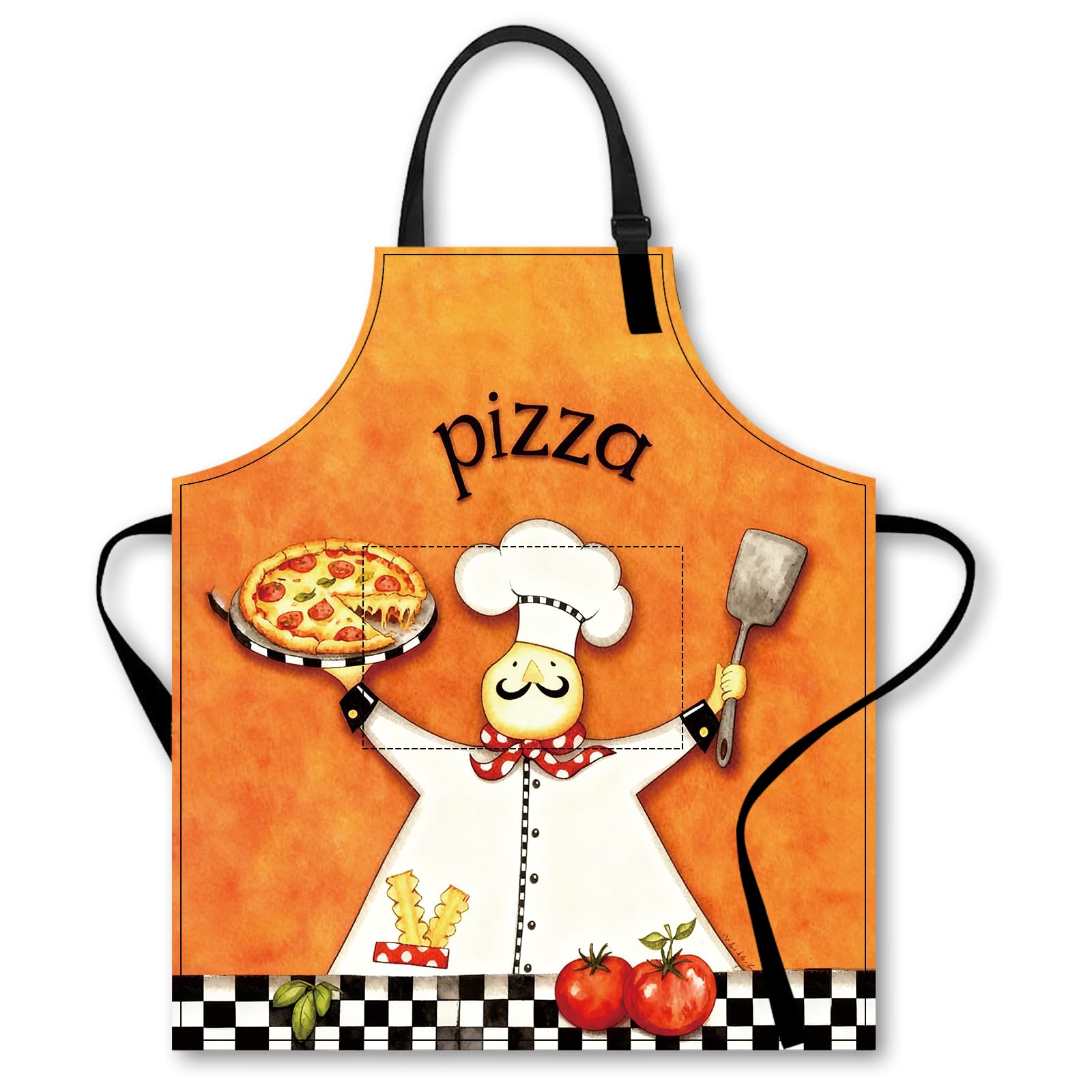 Nuxovilar Cute Cooking Kitchen Apron, 26.77 * 30.7 Inches, Essential for Kitchen Cooking, Baking, Festive Gatherings