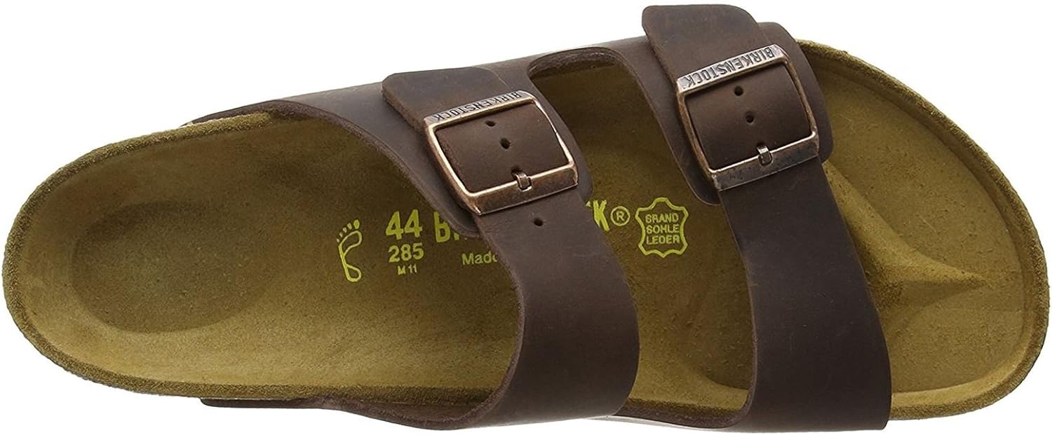 Birkenstock Women's Arizona Oiled Leather Habana Sandals (N), Habana, 41