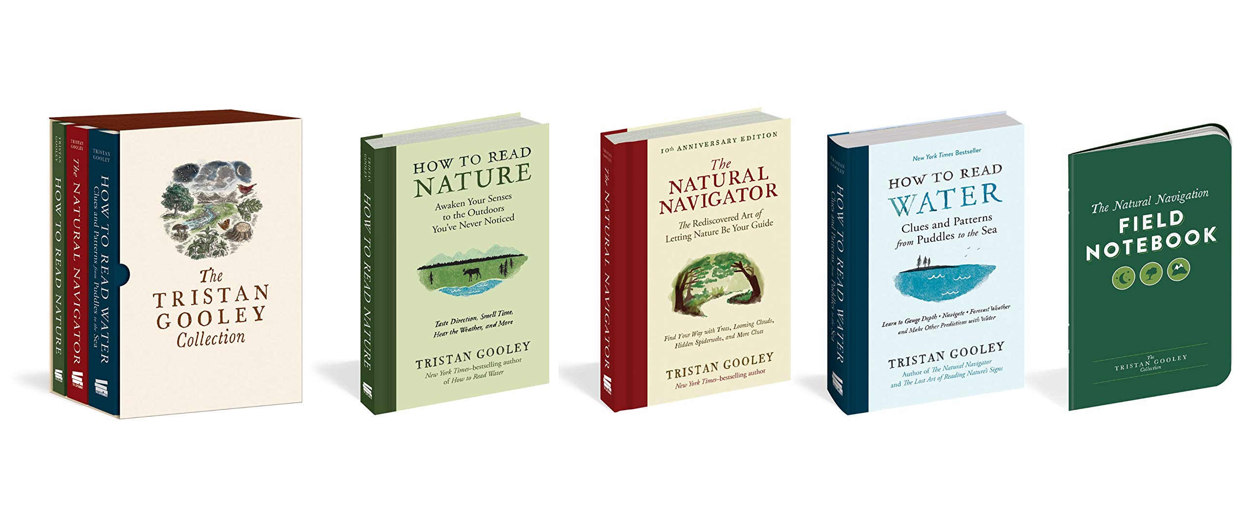 The Tristan Gooley Collection: How to Read Nature, How to Read Water, and The Natural Navigator