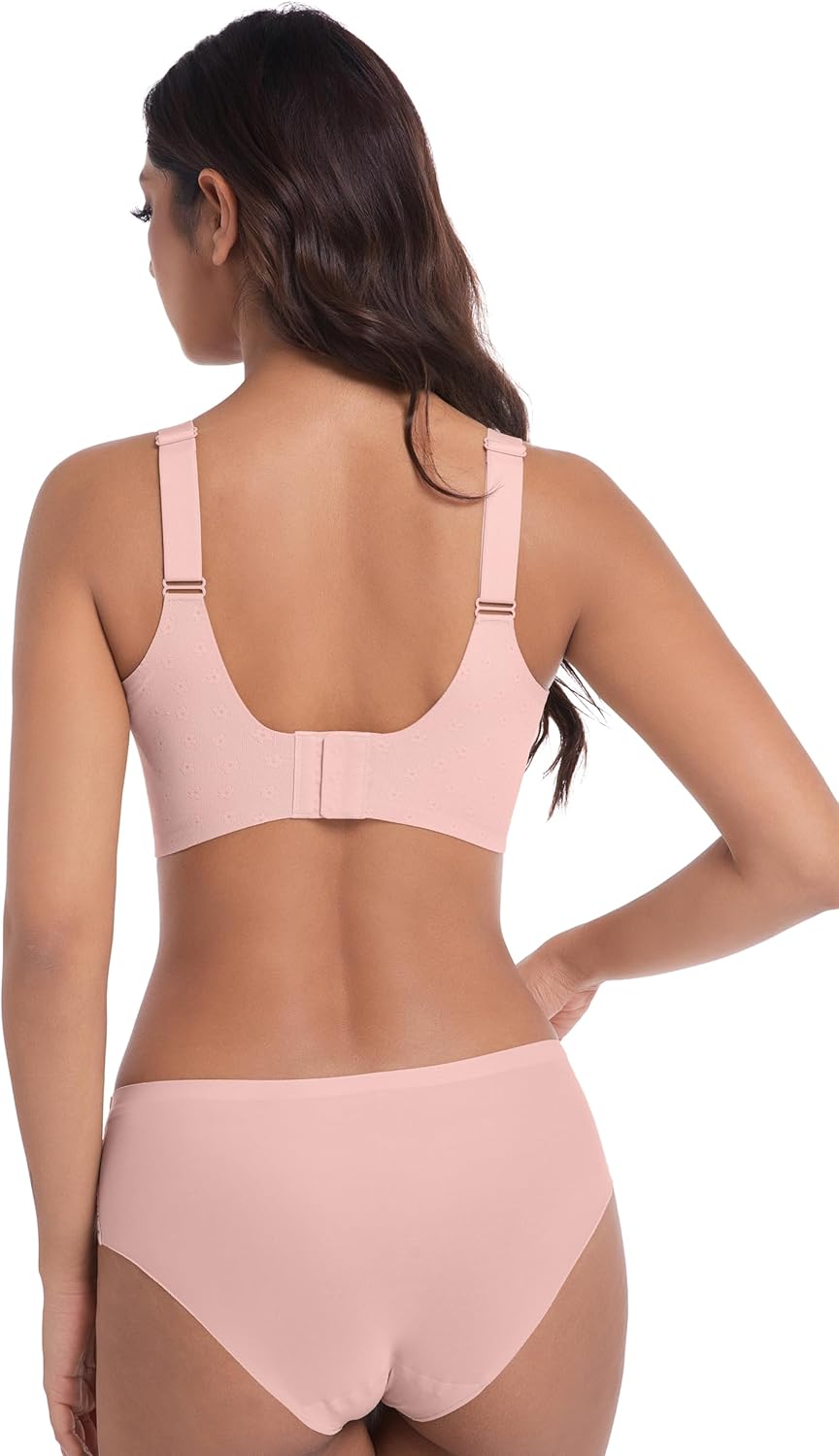 Daisy Bras for Women No Underwire Adjustable Bra Comfort Wireless Bra 2025 - Image 4