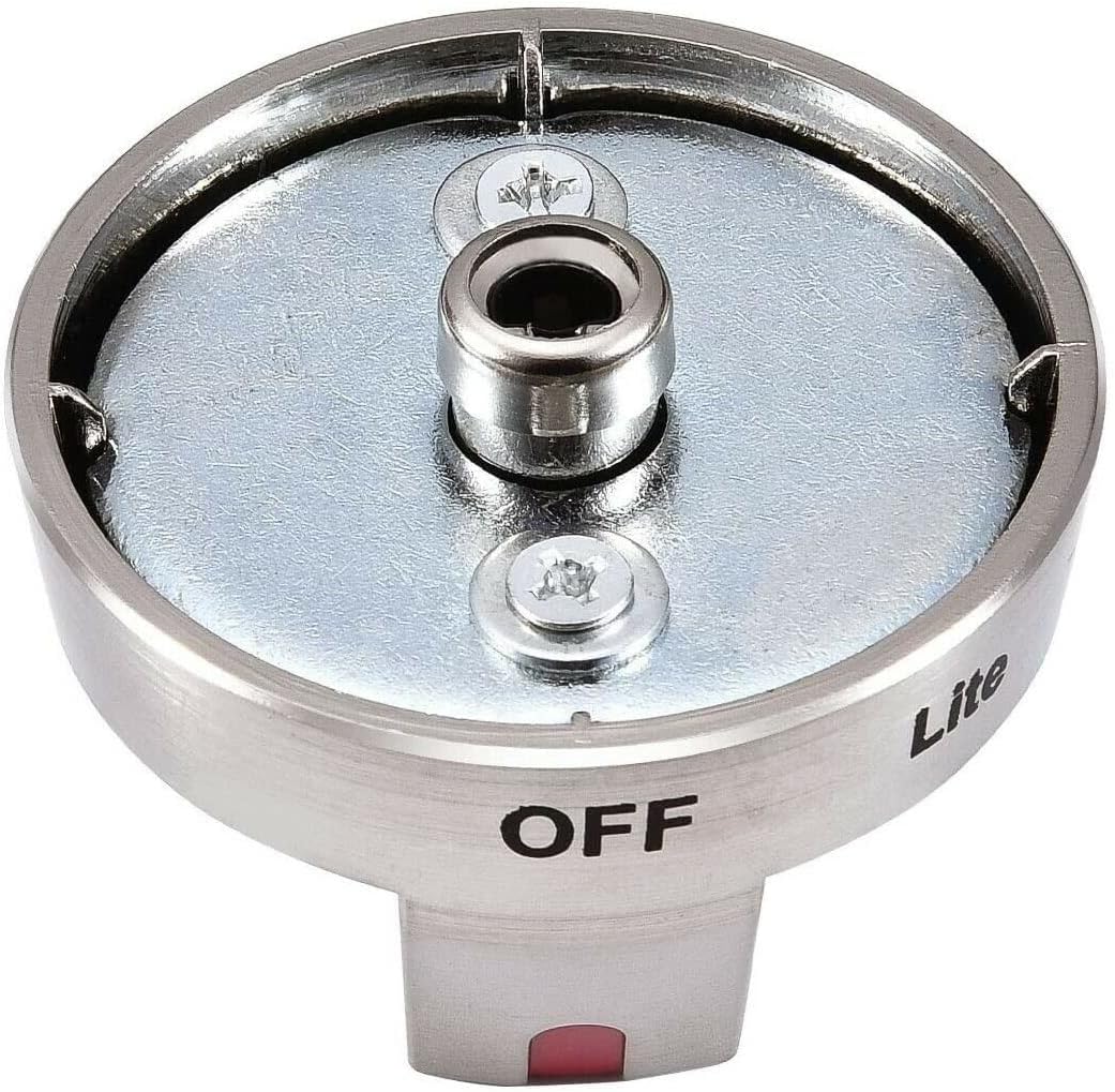 5 Pcs Gas Range Stove Burner Knobs Dial Knob Replaces DG94-01431A for Samsung NX58F5500SS/AA NX58R4311SS/AA NX58F5500SS NX58R4311SS