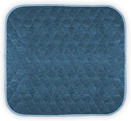 Protector de asiento de terciopelo impermeable Americare, P2122BL1, Azul, 1, 1