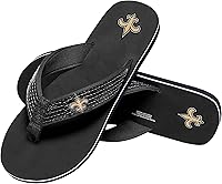 Vista 14 de FOCO Womens NFL Team Logo Sequin Strap Sandals Flip Flops