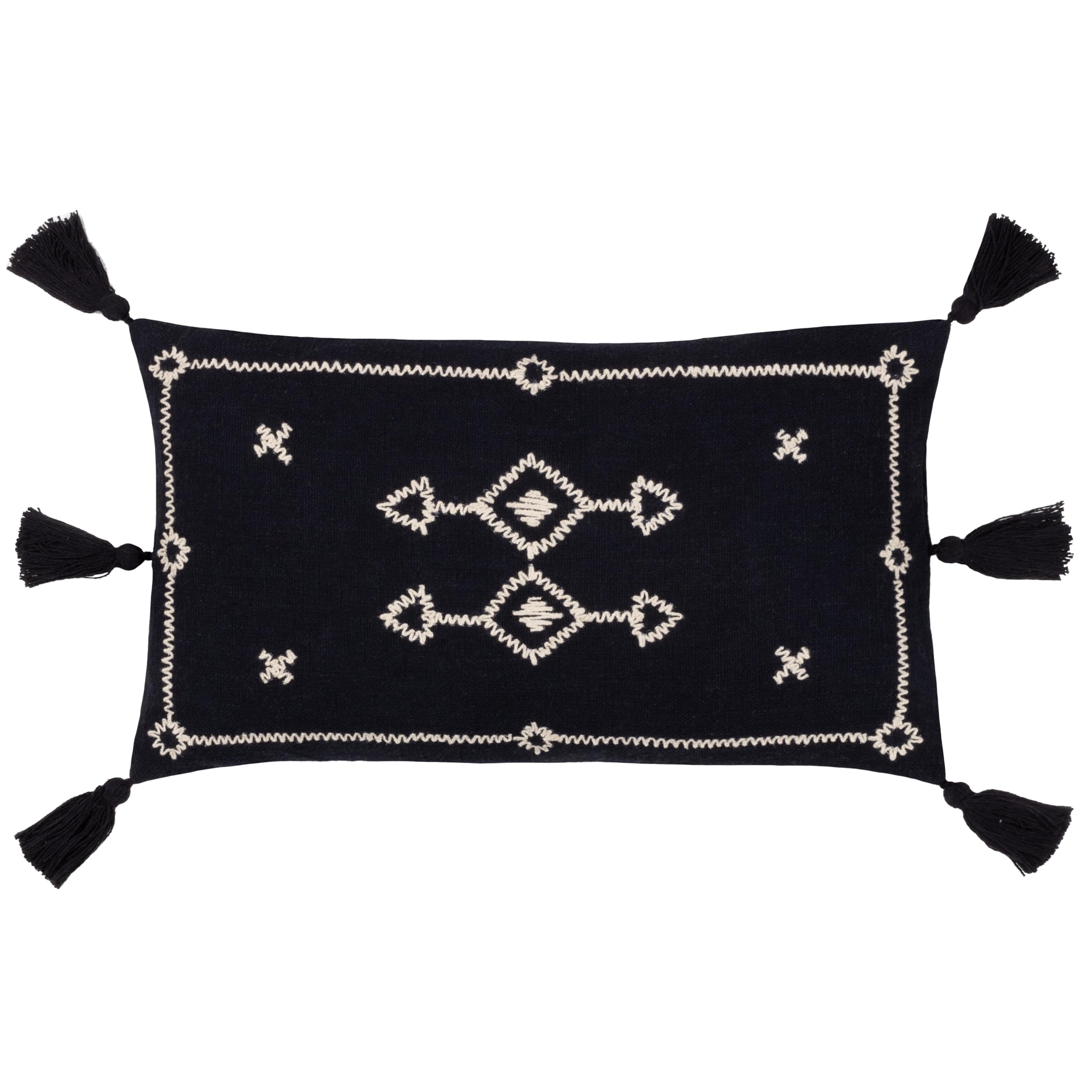 Yard Folis Embroidered Cushion Cover
