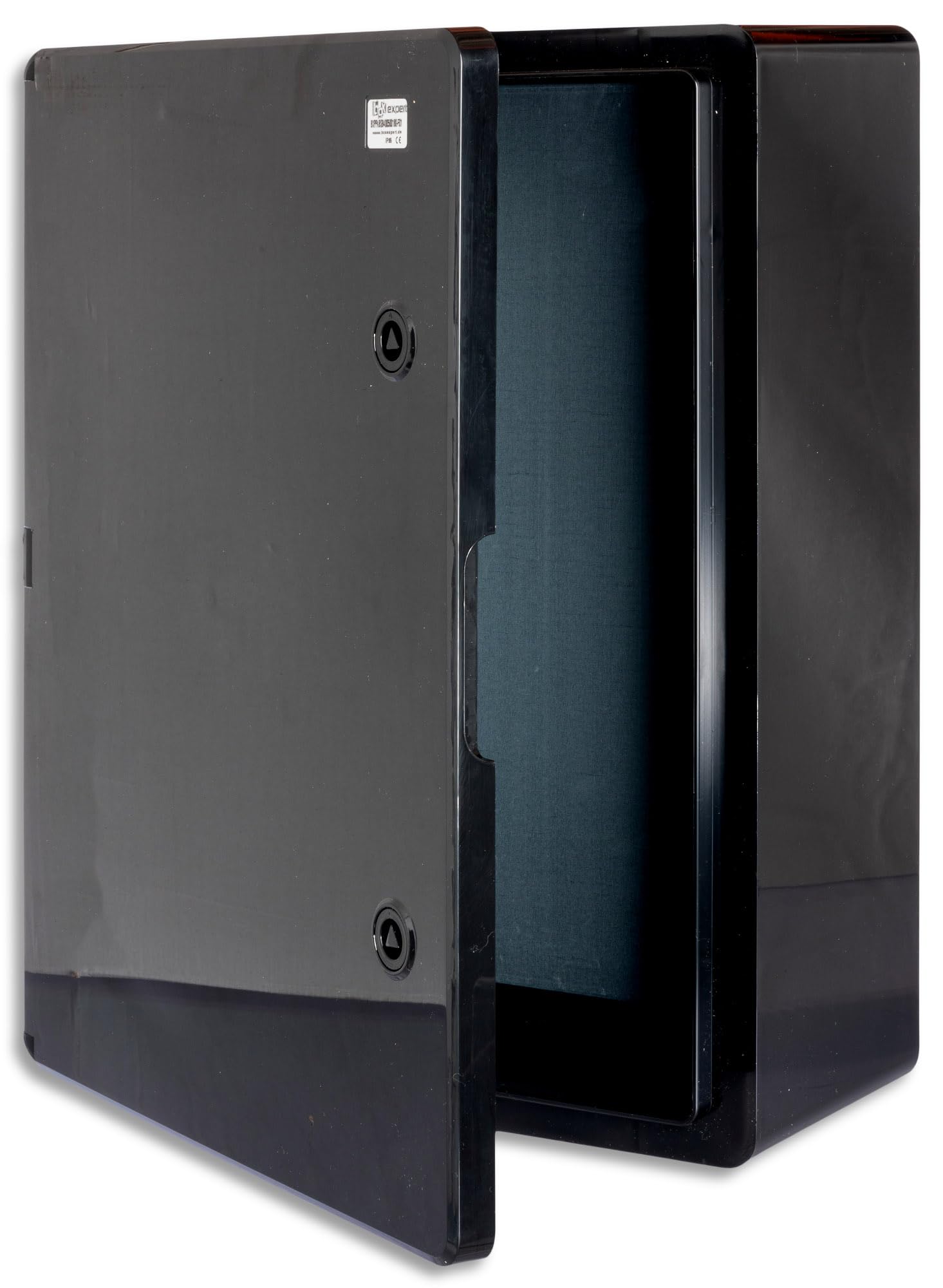 BOXEXPERT Custodia in plastica ABS, IP65, custodia a parete, custodia vuota, 500x400x180mm, nero, custodia serie Fleet