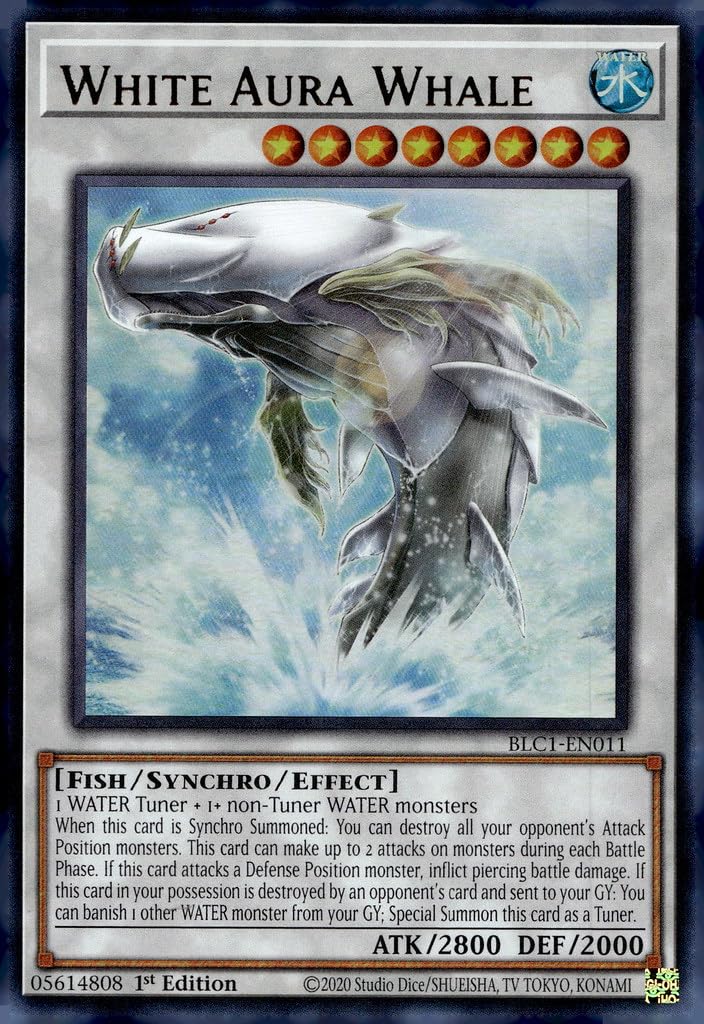 YU-GI-OH! White Aura Whale - BLC1-EN011 - Ultra Rare - 1st Edition