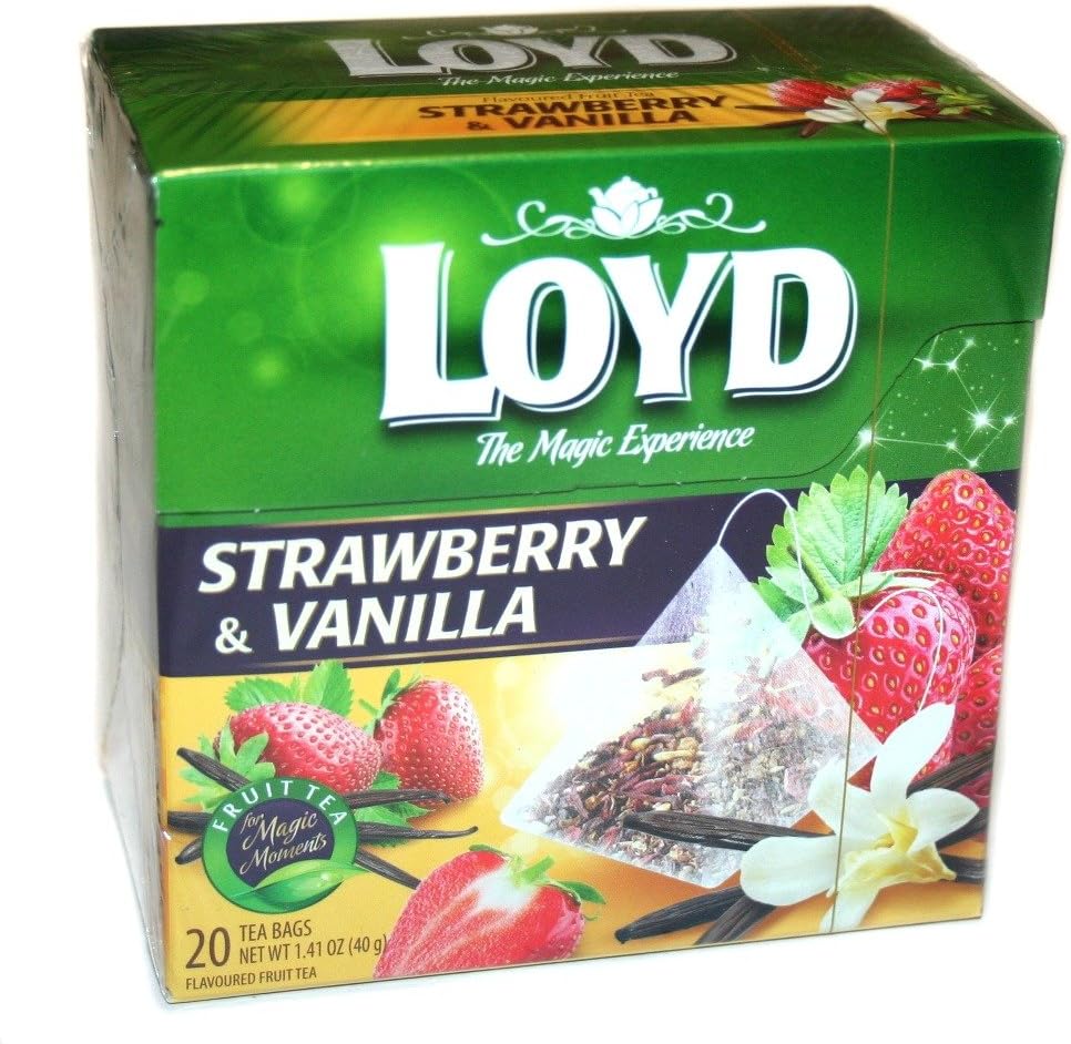 Loydthe Magic Expirience Strawberry & Vanilla Fruit Tea 20 Tea Bags