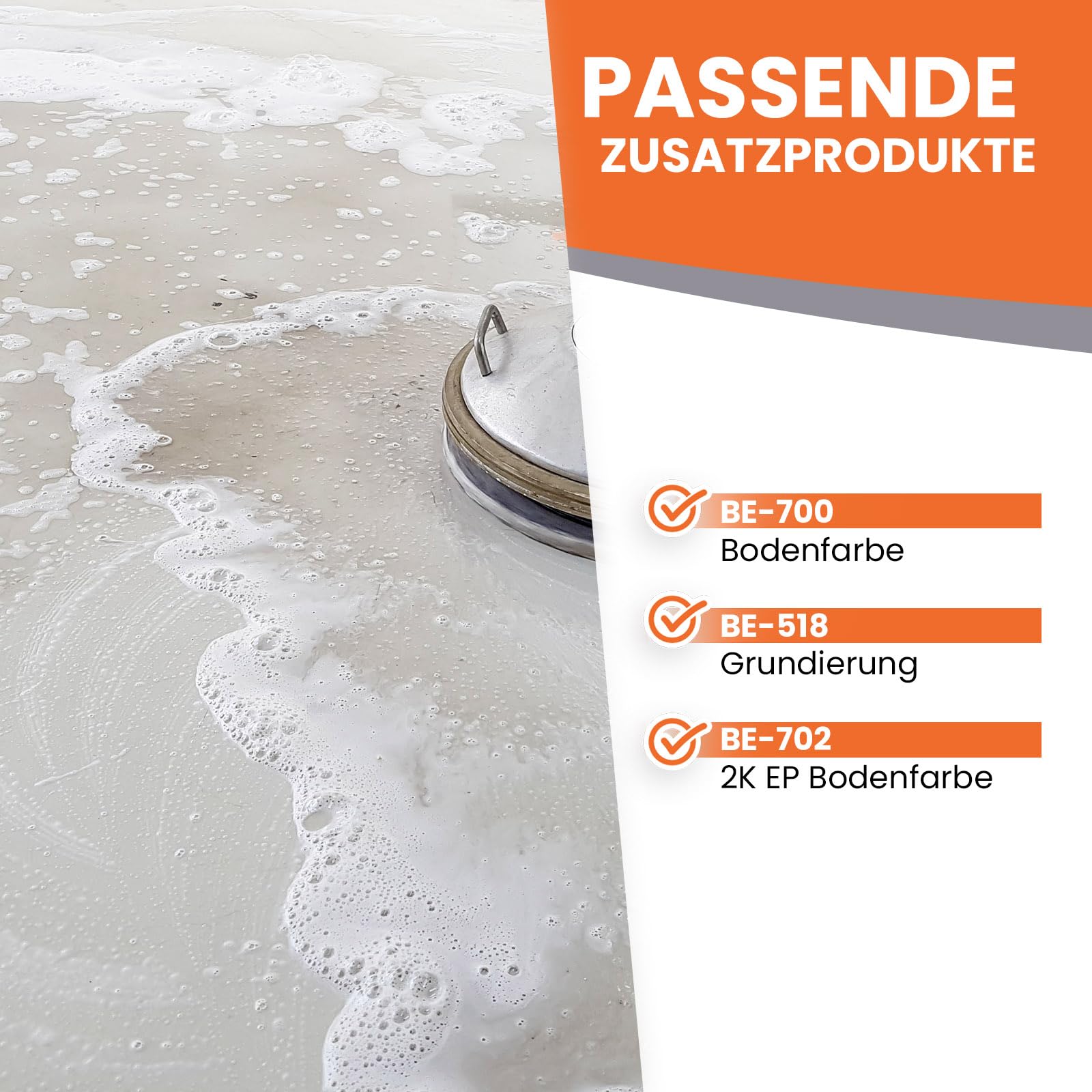 Premium Bodenreiniger für intensive Reinigung, 20L I Reinigung von Ölflecken & verschmutzten Böden I Vorbereitung für Bodenbeschichtung, Betonfarbe, Epoxidharzboden I VOC-frei - BEKATEQ BE-800