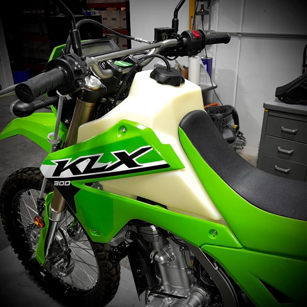 IMS 113166-BK1 3.2g-3.5g Fuel Tank Black 1 Compatible with Kawasaki KLX300 2021-2025