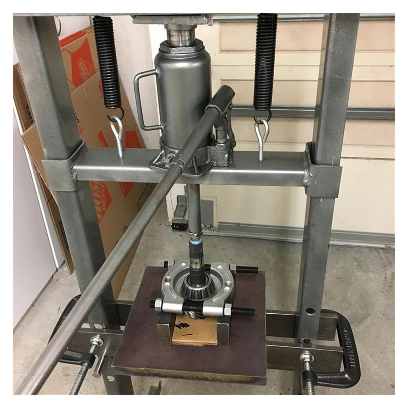 Juego de extractor cojinetes coche alta resistencia, herramienta extracción separador, equipo desmontaje y reparación vehículos(2 inch (30-50mm)
