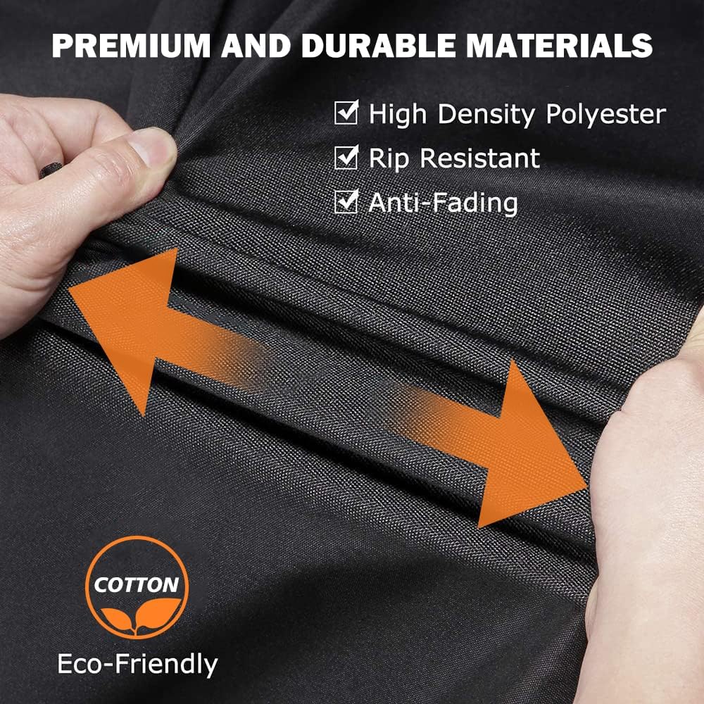 Motorcycle Cover Waterproof Outdoor,Heavy Duty Polyester Fabric with Cotton Fleece Lining Bike Covers,Scratch-Proof and Weatherproof,Anti-UV,with Air Vent,Lock Hole,116x43x55-ClawsCover