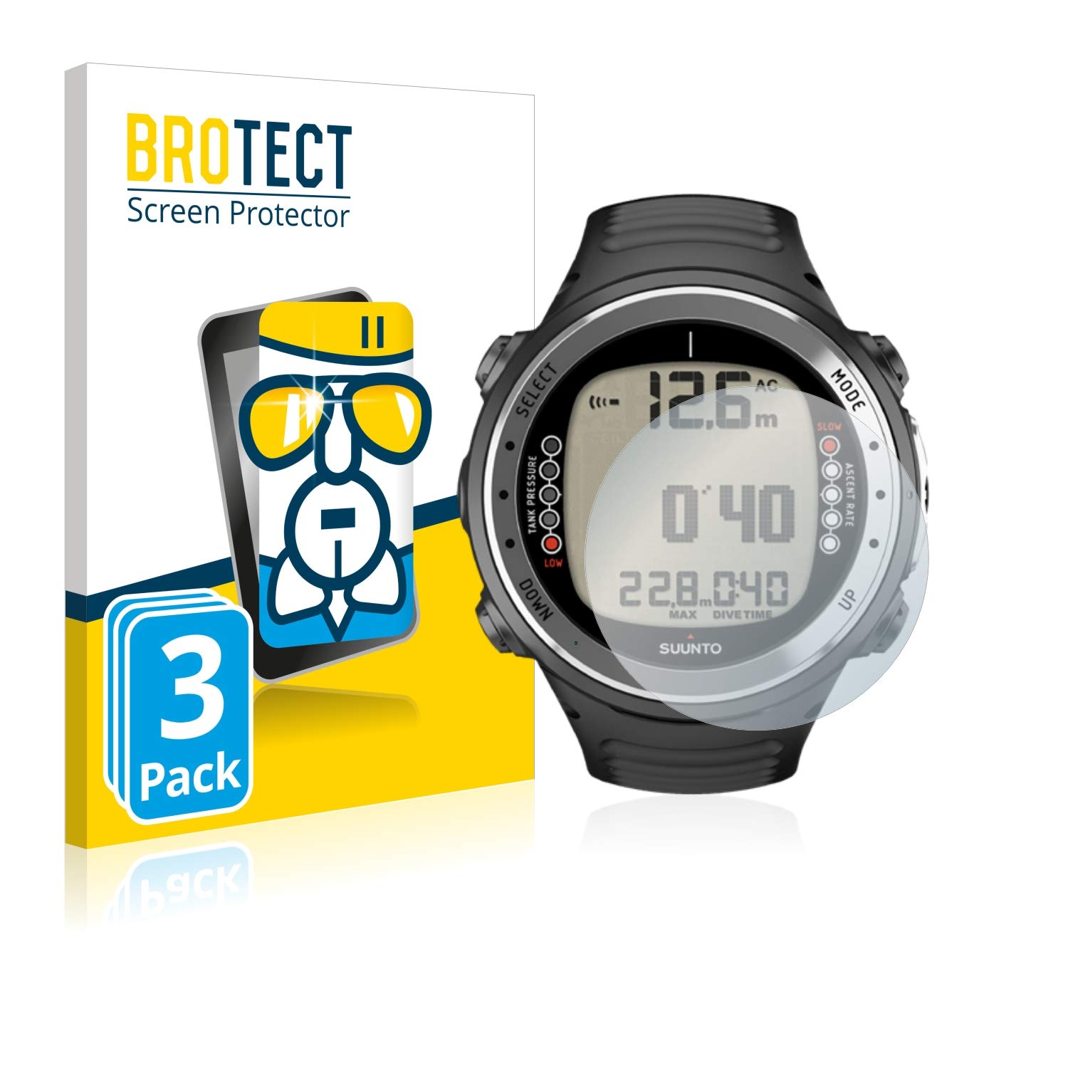 brotect Pellicola Protettiva Vetro per Suunto 9 Protezione