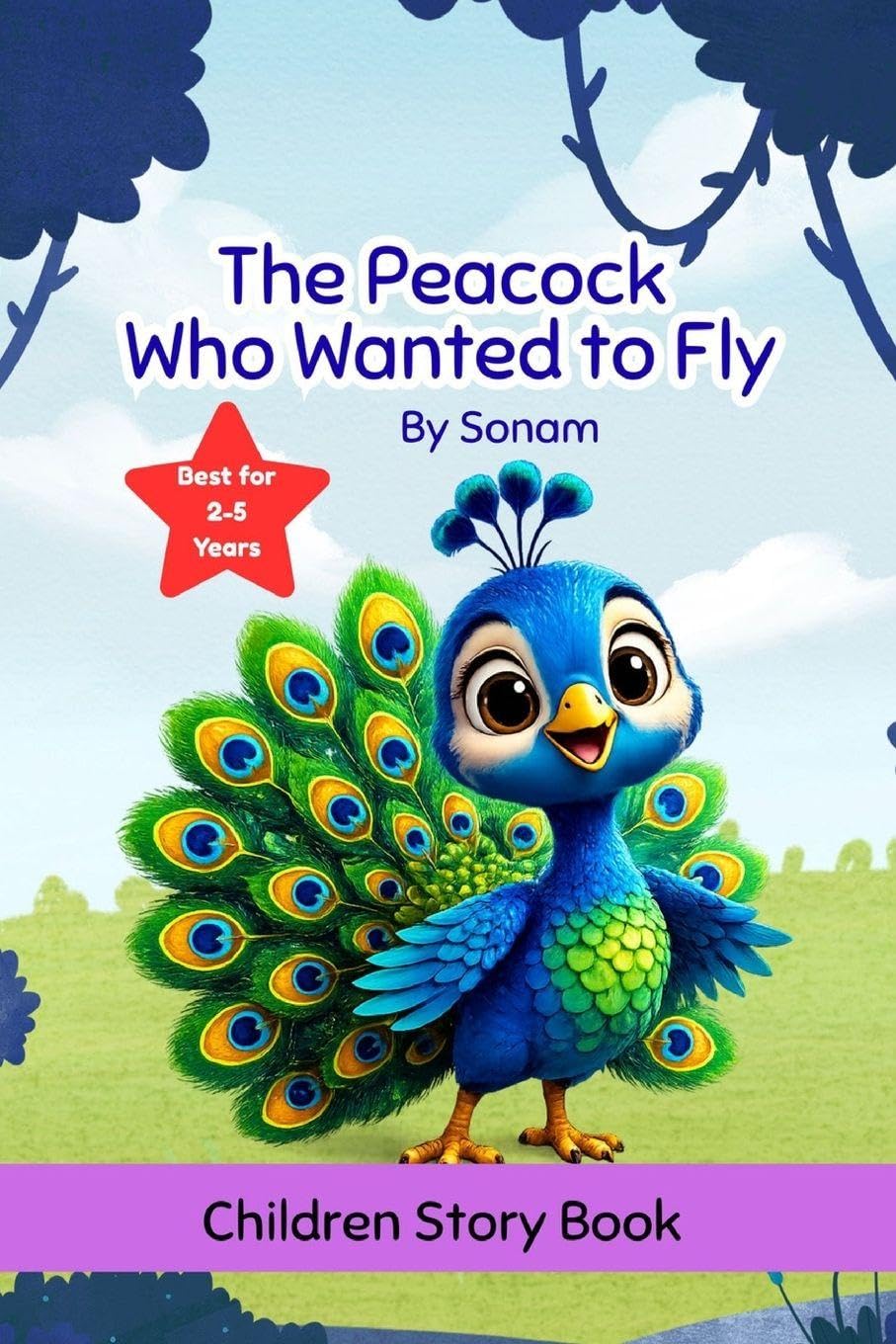 The Peacock Who Wanted to Fly: A Children’s Story About Confidence, Self-Love, Friendship and Being Yourself