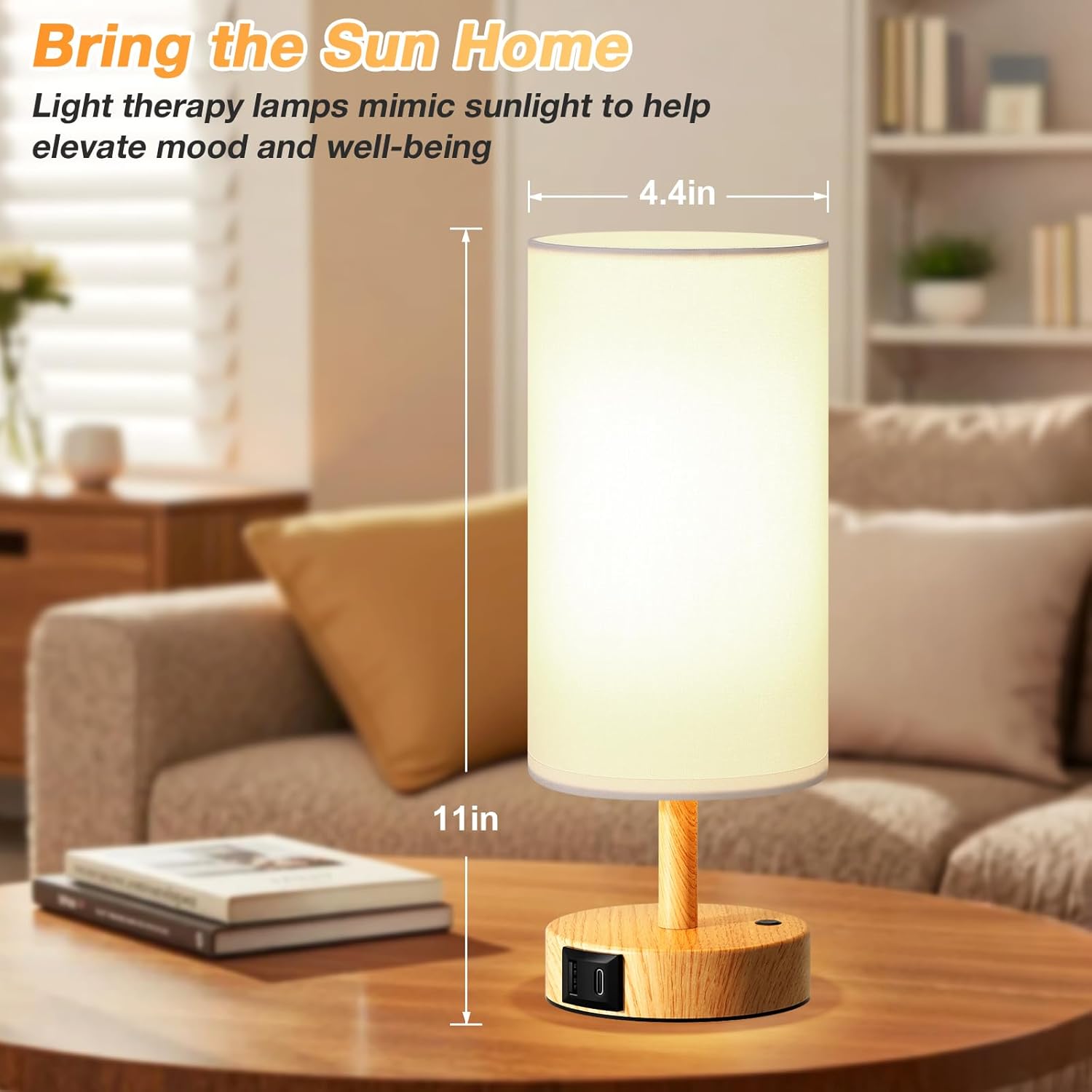 Dicoool Light Therapy Lamp 10000 Lux, Happy Light with Remote, Sun Lamp with 3 Color Temperature & Stepless Dimming, Happy Sunlight Lamp, Daylight Lamp for Home, Office, Use As Lift Mood, Happy Life - Image 7